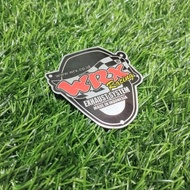 WRX BRAND RACING EXHAUST EMBLEM