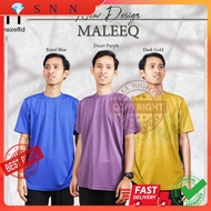 💎SNN MALEEQ - TSHIRT LELAKI LENGAN PENDEK JERSEY IRONLESS READYSTOK HAZEL TD BAJU JERSEY HAZEL TSHIR