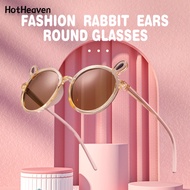 7 Styles Unisex Anti UV Rabbit Ears Frame Kids Sunglasses Children Outdoor Eye Protection Sun Glasse