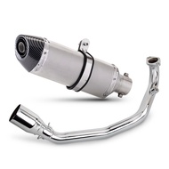 motorcycle exhaust pipe gy6 exhaust system tank 200 efi scooter for yamaha zuma gy6 200cc