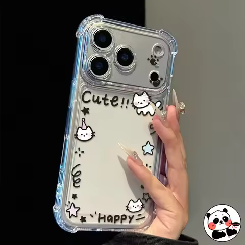 Cute Kitty Clear Phone Case For Huawei Mate 80 Pro Max 70 RS 60 50E 50 40 Pro Plus 40E 30E 30 20 10 