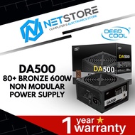 DEEPCOOL DA500 80+ BRONZE 500W NON-MODULAR POWER SUPPLY - DP-BZ-DA500N