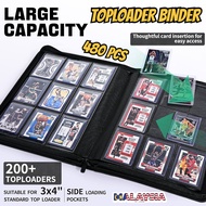 480 35PT PU Leather Card book Album Box zipper closure design Card Binder for Pokemon One Piece MGC 