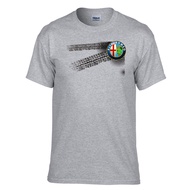 Alfa Romeo - Car Logo Fun Gray T-Shirt - 011 Gray