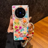 3D Colorful Flower Chain Case For OPPO Find N5 Cover oppo n5 Phone Casing