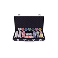 BestBuy Poker Chips Poker Set Chip Set 300 Numbered Playing Cards Casino Games Casino Set Black Case