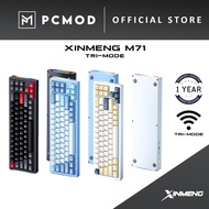 XinMeng M71 Tri-Mode Aluminum Fully Assembled Mechanical Keyboard | Gasket , RGB | PCMOD x KEYMOD