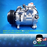 BMW E71 / F15 '13 ND 7SBU17A DCP05096 6PK (1230) ( NEW)  COMPRESSOR AIR COND PUMP BM-1174.NOG