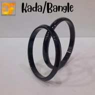 Premium Jet Black Stainless Steel Kada / Bangle