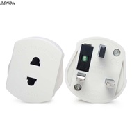 ZENON EU to UK Socket Adapter Electric Power Shaver 1.6A 250V Power Plug Adapter EU Plug Converter U