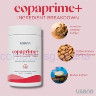 USANA CopaPrime. （锐智宝：改善记忆力思考能力） Help mind FOUCS, learn and make and RECALL memories.