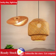 Nordic Modern Rattan Pendant Light Handmade Weaving Ceiling Lights Sala Chandelier Hanging Lamps Bed