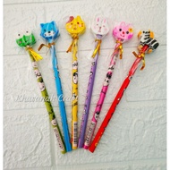 Character eraser pencil / eraser pencil