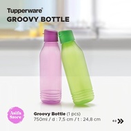 e»6c tupperware groovy bottle 750ml - botol minum lucu unik viral