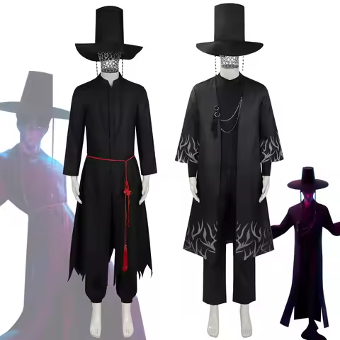 Black Gold Cool Sasa Stage Singing and Dancing Performance Role Playing Set with Men's Devil Male Tr