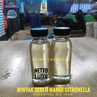 minyak atsiri sereh wangi 1 liter - citronella oil 100%