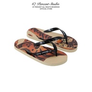 Printed Foam FLIP-FLOPS 67PERCENT/67% - TIGER FLIP-FLOPS