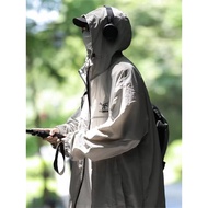 elgini windbreaker windbreaker women Mountain Series Loose Summer Lightweight Fishing Sunscreen Clot