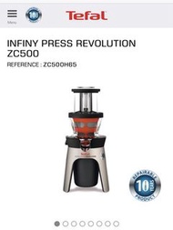 Tefal Infiny Press Revolution ZC500 冷榨 慢榨 果汁機