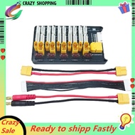 RC Lipo Battery Parallel Charger Board  XT30-Supports 5-Pack for 2S-6S Lipo Batteries with Safety Fu