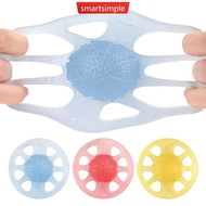 SMARTSIMPLE Round 8-Hole Hand Gripper TPE 5-Finger Training Stretcher Stress Relief Exercise Equipme