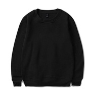 sweater pria crewneck  hitam gambar belakang pria dan wanita  motip terbaru hoodie oversize