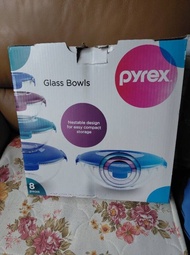 Pyrex 美國進口(4件裝)有蓋玻璃碗