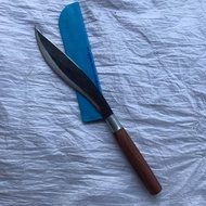 มีดพกเดินป่า(Pocket knife)มีดเหน็บเอวมีฝัก ยาว 20 นิ้ว ปลายแหลมเหล็กแหนบ ยาว 18-20 นิ้วรวมด้าม