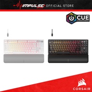 Corsair K70 Pro TKL Hall Effect Keyboard - MGX V2 MGX Hyperdrive Adjustable Switches - Black / White