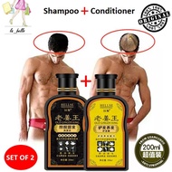 [SET OF 2] HELLSE PROFESSIONAL Old Ginger King Shampoo Conditioner Anti Hair Loss Anti Dandruff Scalp Care