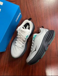 新店特惠HOKA ONE ONE Bondi 8 Tech Stealth 低幫休閒跑步鞋 男女同款 白黑綠