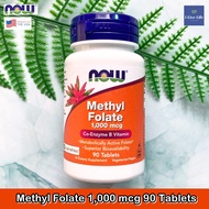 Methyl Folate 1 000 mcg 90 Tablets-Now Foods Folic acid
