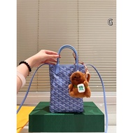 Equipped with Gift Box Goyard Goyard Limited mini tote Classic Brown Flower tote Small Goyard tote B