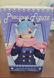 雷姆冬服中國限定版Taito Re Zero從零開始的異世界生活Rem雷姆冬服深藍色中國限定版Taito Precious Figure Rem figure