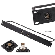 1U rack mount panel with 2/4/6/8/10/12/16-port audio sound system HD-SDI/3G-SDI BNC Coaxial Cable SD