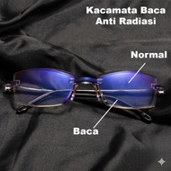 Walking Reading Glasses, Double OG Anti-Radiation Plus Lenses +1.00 to/d + 4.00 Men's Reading Glasse