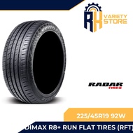 RADAR 225/45R19 92W DIMAX R8+ RUN FLAT TIRES (RFT)