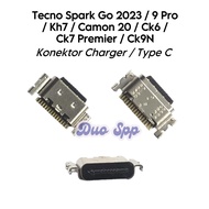 Tecno Spark Go 2023 Type C Charger Connector 9 Pro/ Camon 20/ CK7 Premier/ CK9N/ KH7/ CK6/ - Charger