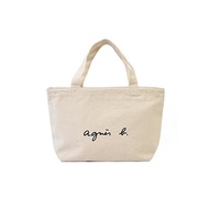 agnes b. VOYAGE Aniesve Voyage Cotton Tote Bag Mini Tote Canvas (Ivory)