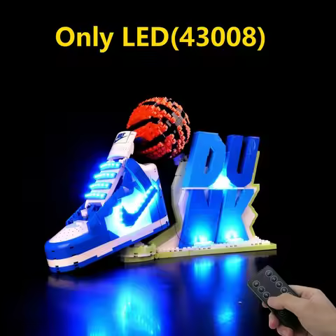 LED lighting kit for Lego 43008 ball shoes building block bricks (only light no model)