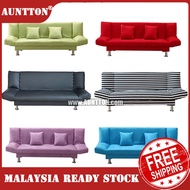 ????Ready Stock????Auntton 3-Seater 4-Seanter Fabric Sofa Bed 2 in 1 Foldable Sofa Bed