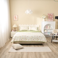 [Quà tặng] Bộ chăn ga gối phủ 4 món cotton đũi mềm mại thoáng mát Goodnight Bamboo - Ga phủ