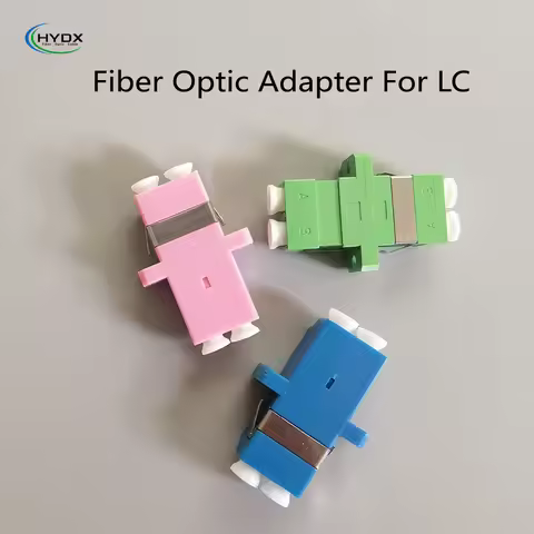 50pcs Simplex/OM4 LC Duplex Fiber Optic Adapter Coupler Fiber Flange LC connector Optical Fiber Adap