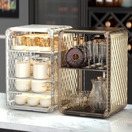 Anti-dust Storage Rack Cup Holder Water Cup Storage Rack Tea Set Tea Cup Holder Coffee Cup Mug Stora