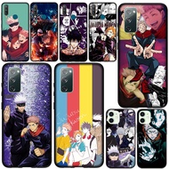 Casing Huawei Y6P Y6 Pro 2018 2019 Y62018 Y8P Phone Cover C-MA57 Jujutsu Kaisen Itadori Yuji Gojo Satoru Soft Silicone Case Black Fashion