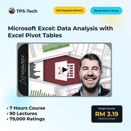 [COURSE] Microsoft Excel: Data Analysis with Excel Pivot Tables