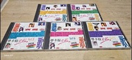 早期版 寶麗金 聽歌學卡拉 OK  VOL.1～5 CD碟 90 年銀圈   出版正版舊二手碟 vol.1甩銀平放