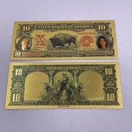 cod Trump 1 2 5 10 Billion Million Dollars Gold Banknotes buffalo Eagle Collectibles 2024 USA Presid