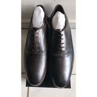 Genuine Cow Leather Men Shoe Size 46 Brown