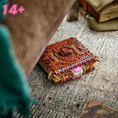 2026 New Popular Educational Chomping Monster Book Of Monsters Harry Building Block 76449 519pcs For